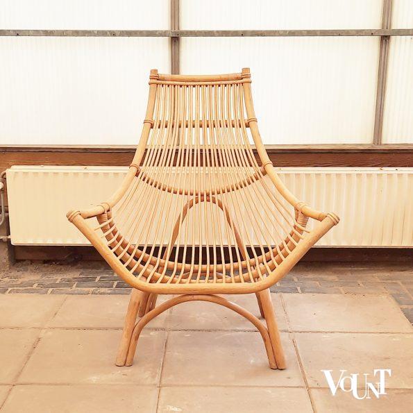 Rotan fauteuil, jaren '80