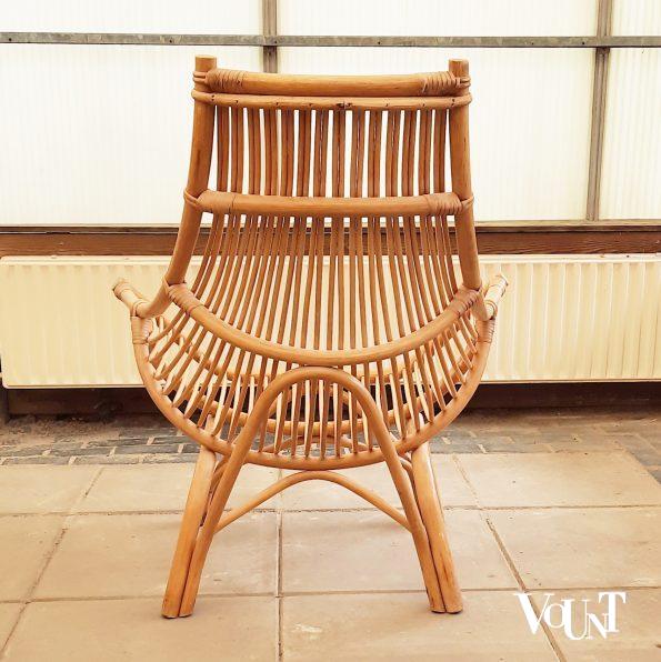 Rotan fauteuil, jaren '80