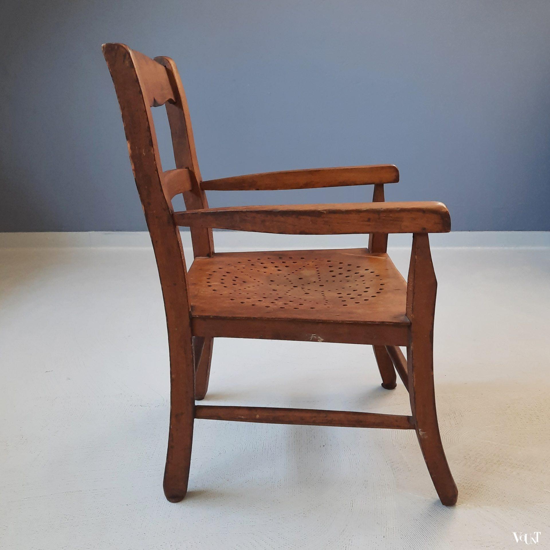 Plywood kinderstoeltje, Luterma, rond 1920