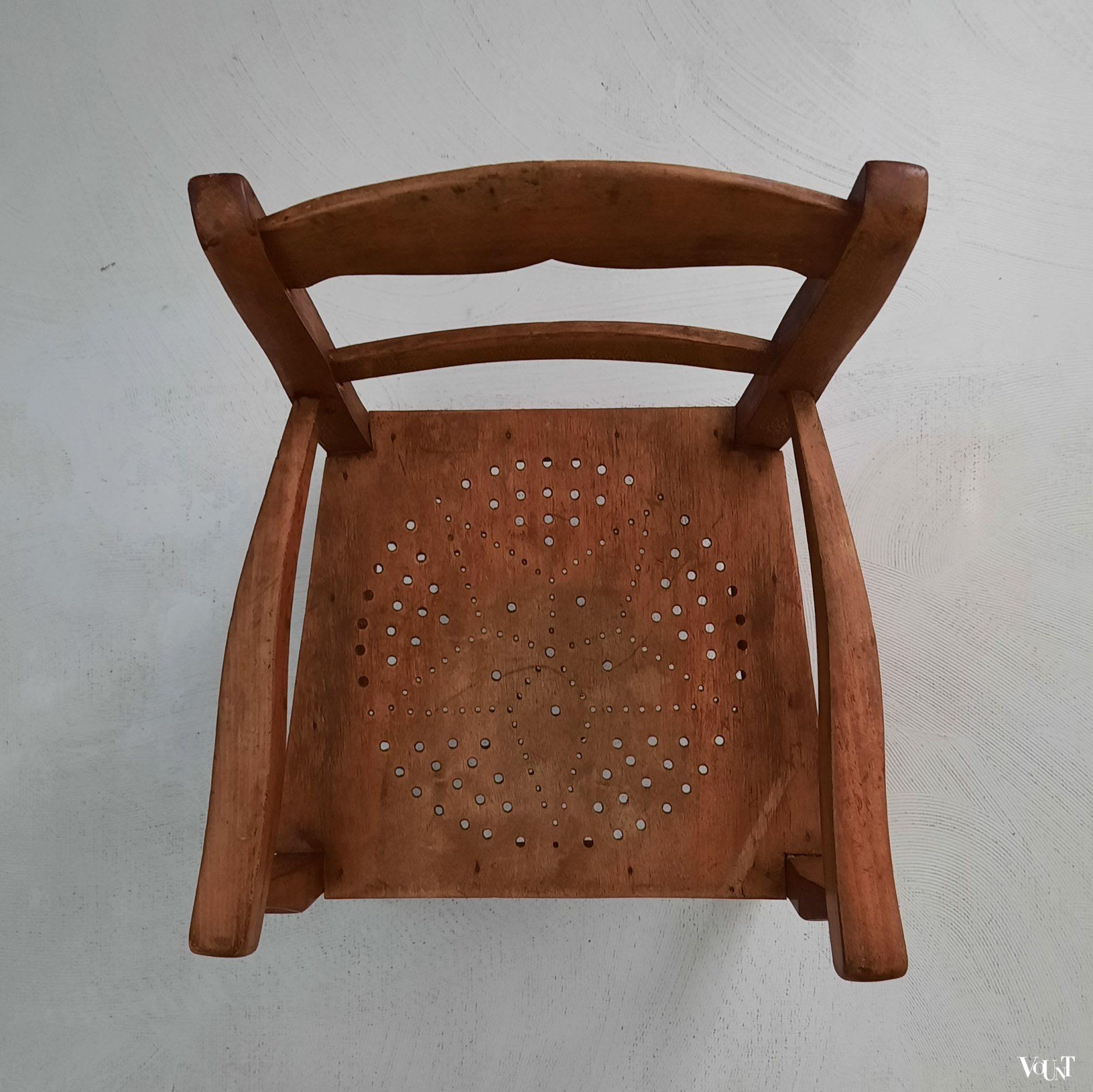 Plywood kinderstoeltje, Luterma, rond 1920