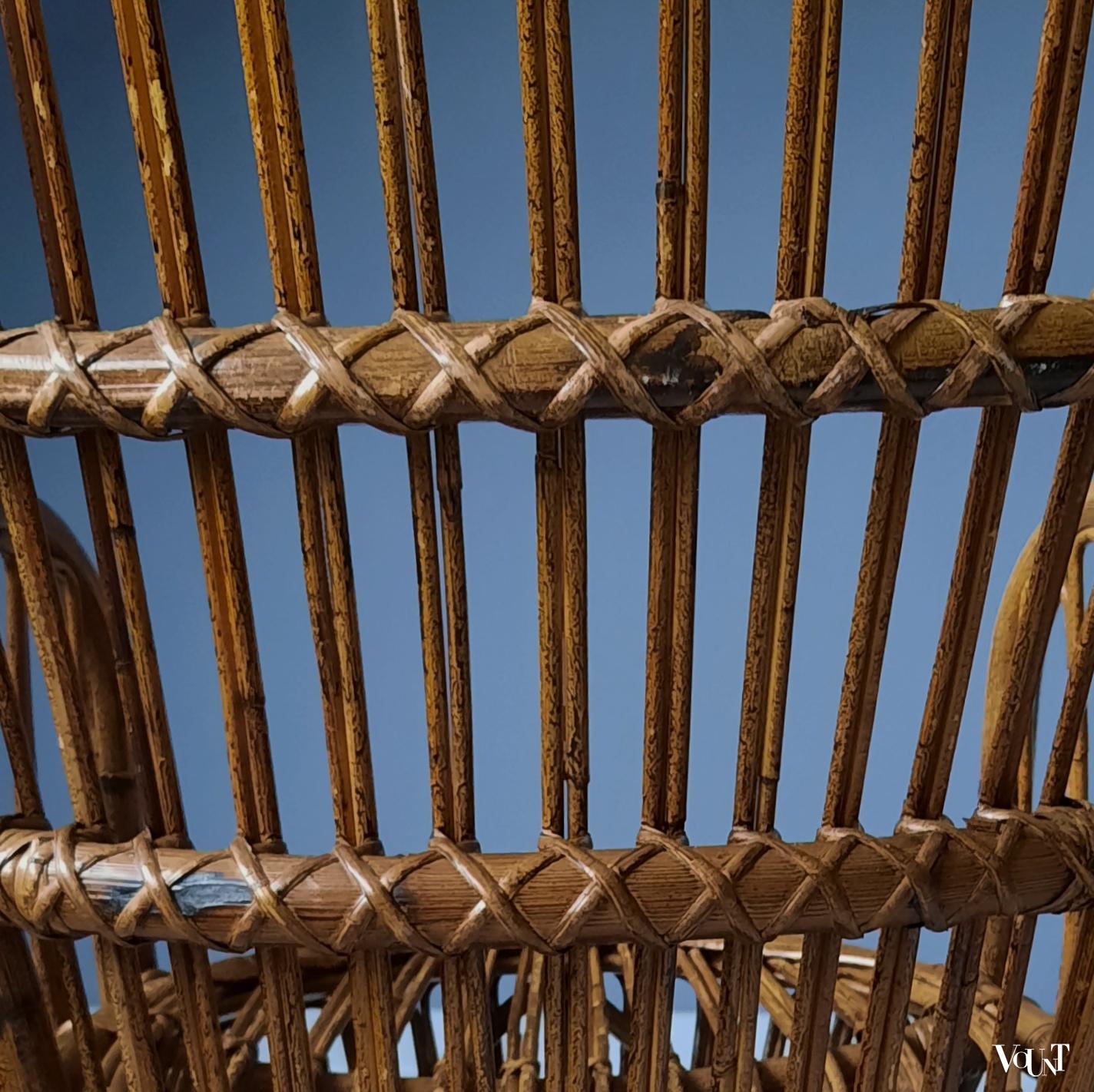 Italiaanse rotan stoel, jaren '60