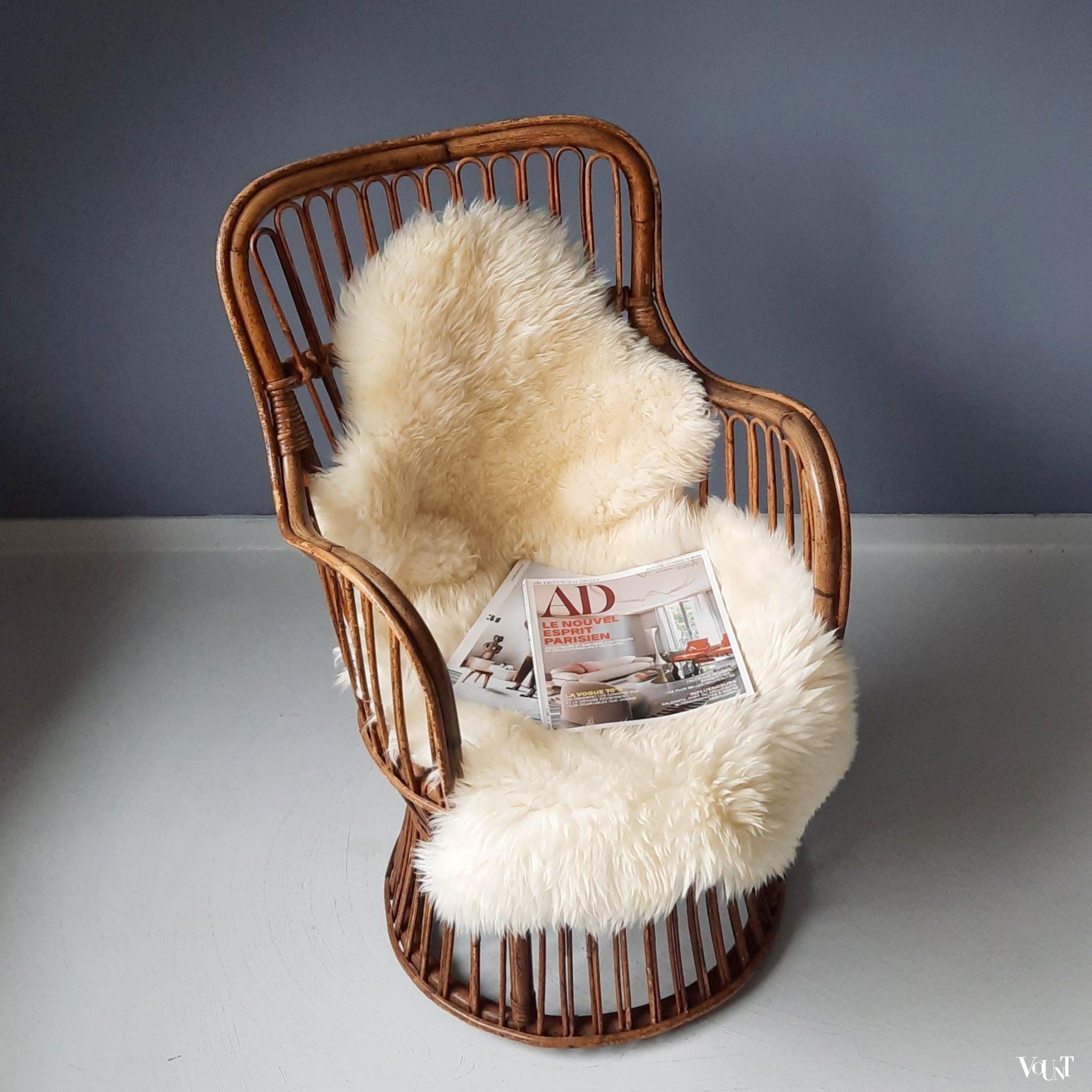 Italiaanse rotan stoel, jaren '60