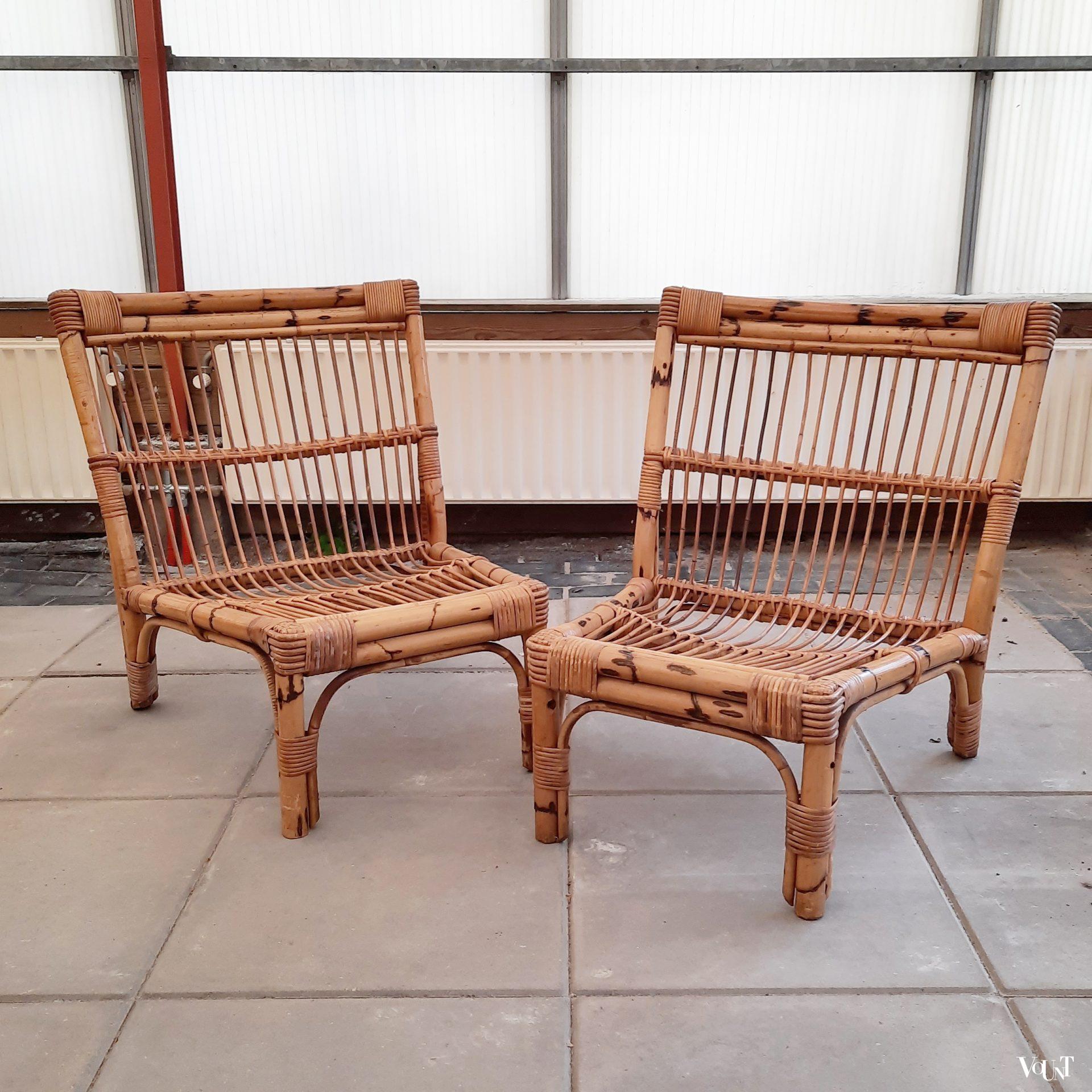 Modulaire rotan zithoek, jaren '60