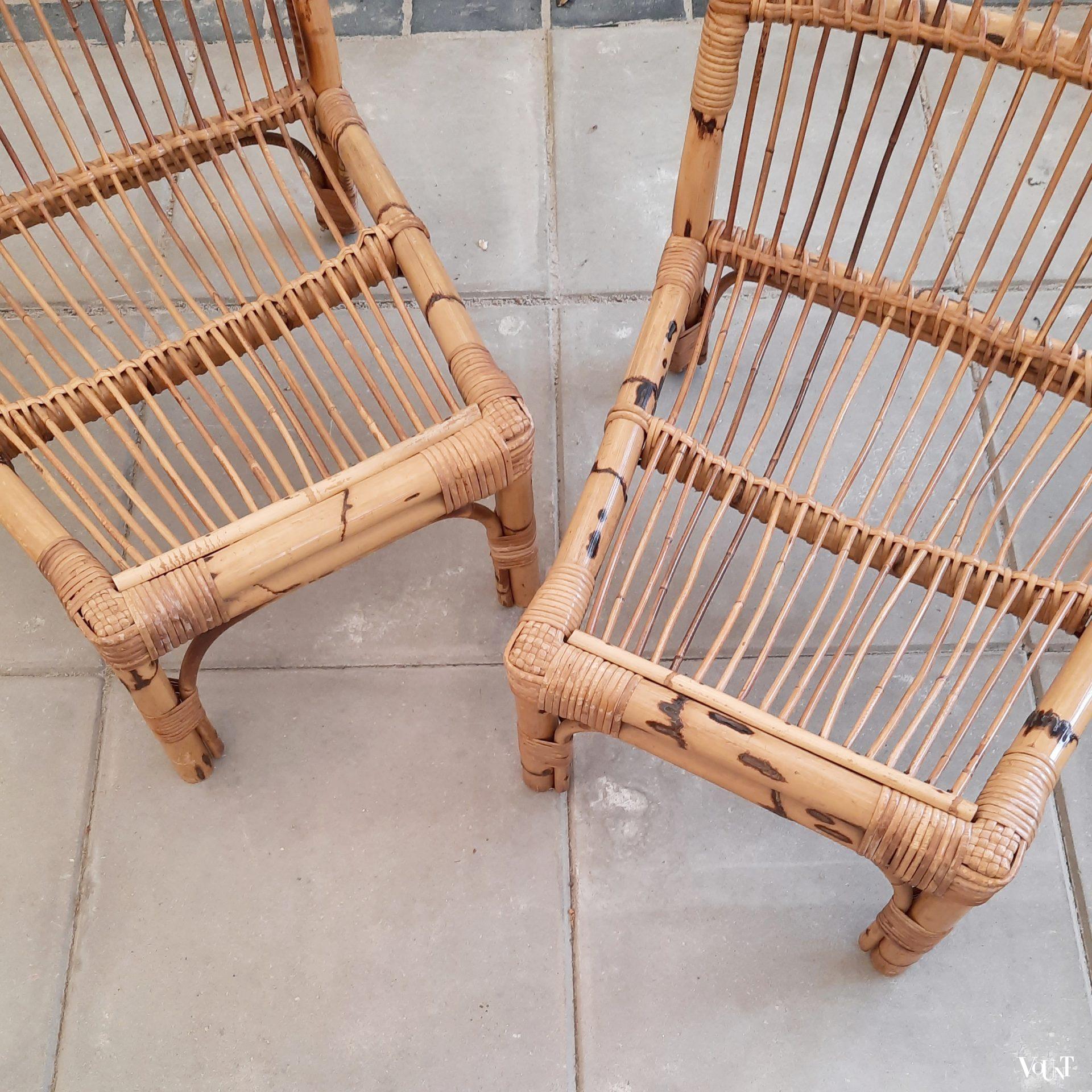 Modulaire rotan zithoek, jaren '60