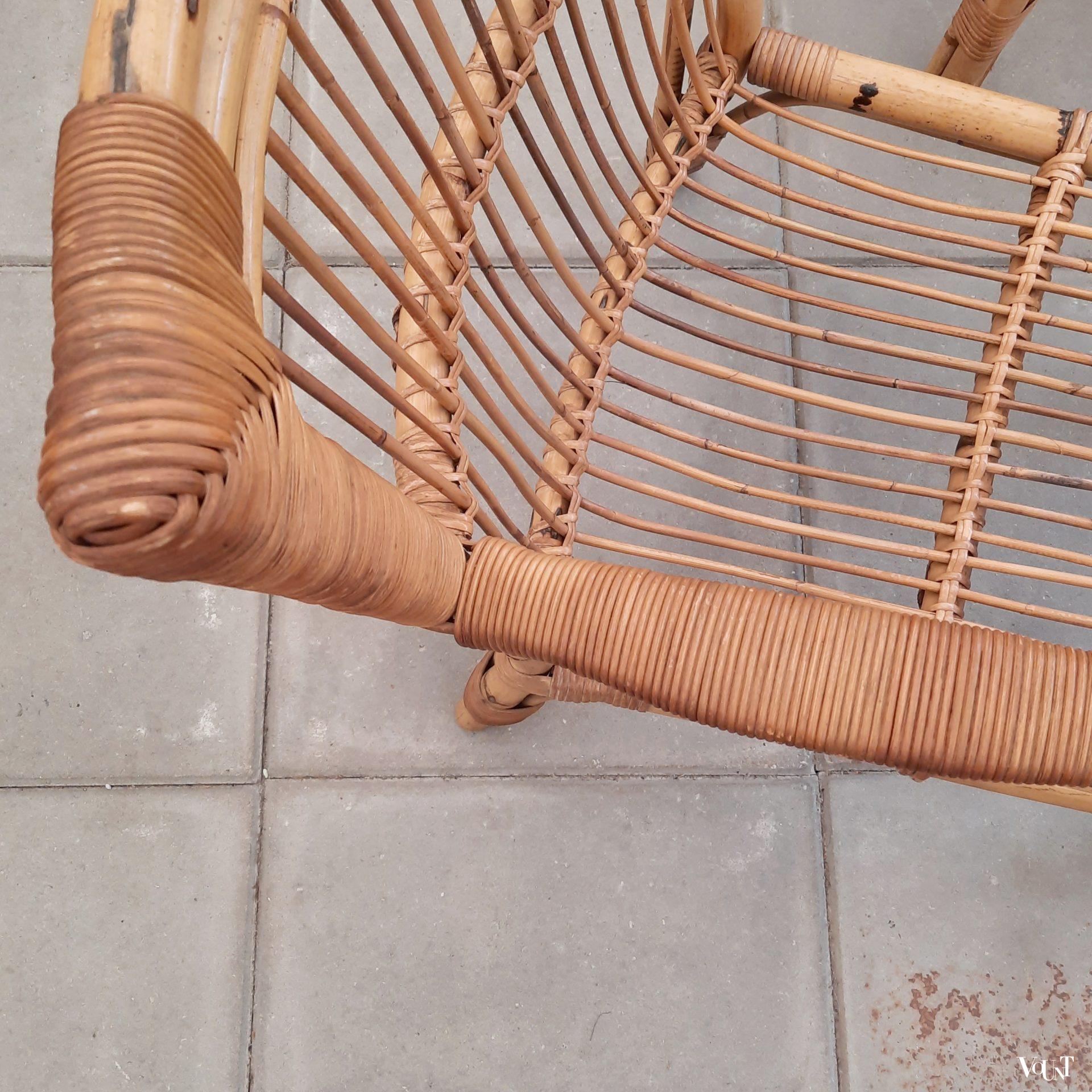 Modulaire rotan zithoek, jaren '60