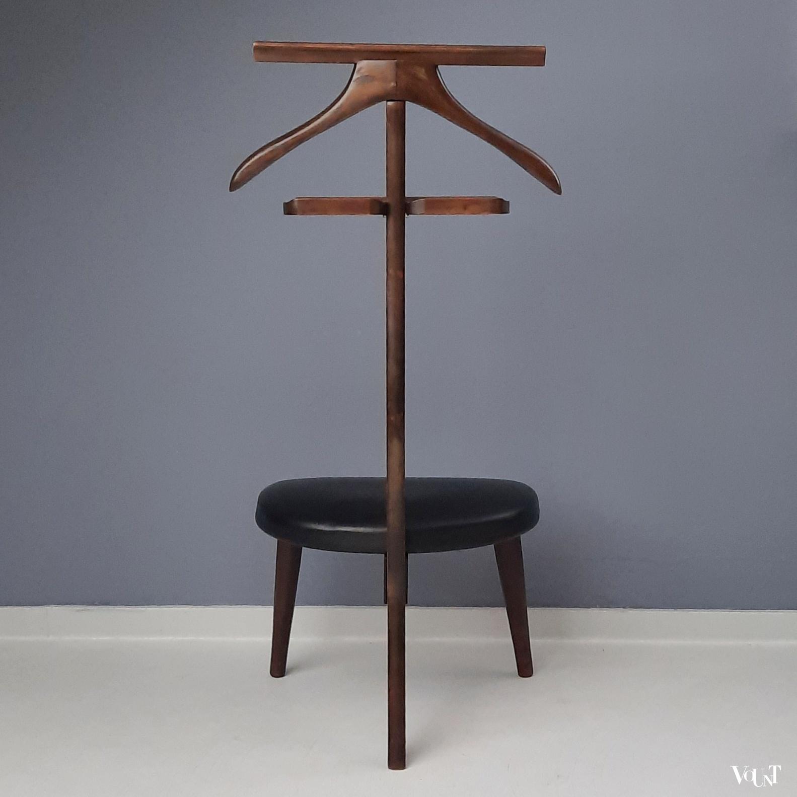 Driepoot dressboy / valet chair, jaren '60