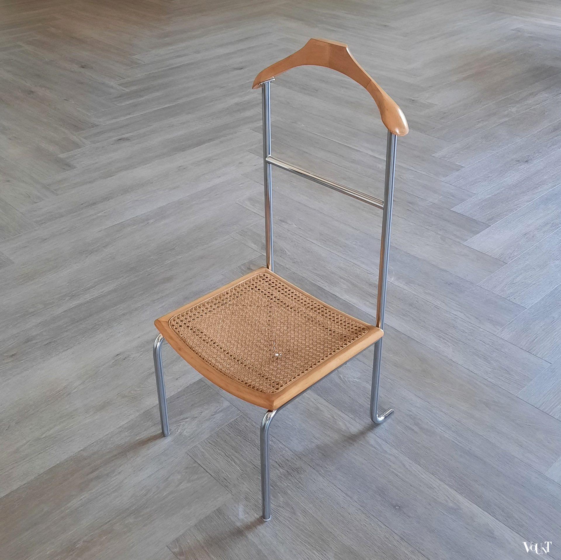 Italiaanse valet chair / dressboy in de stijl van Breuer, jaren '80