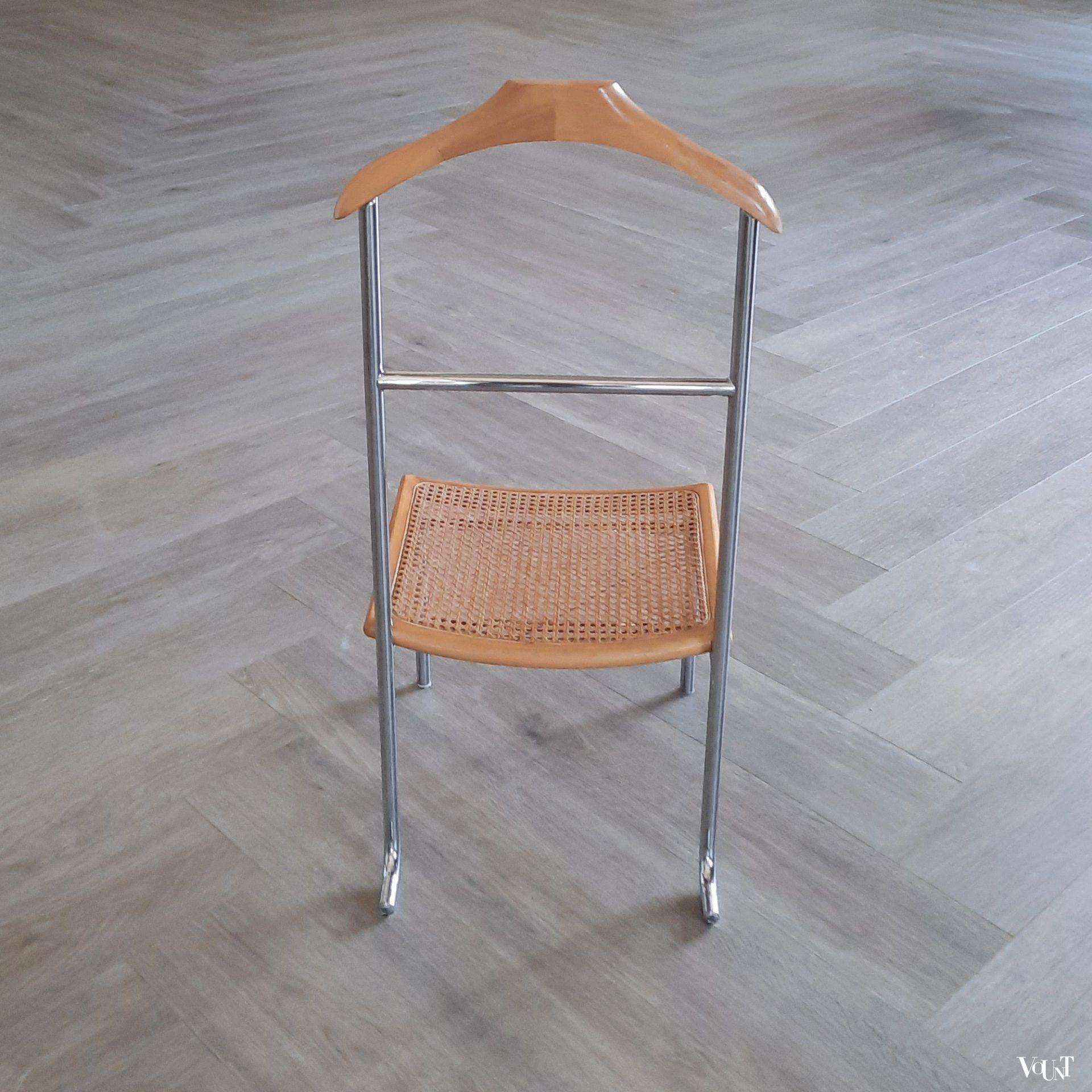 Italiaanse valet chair / dressboy in de stijl van Breuer, jaren '80