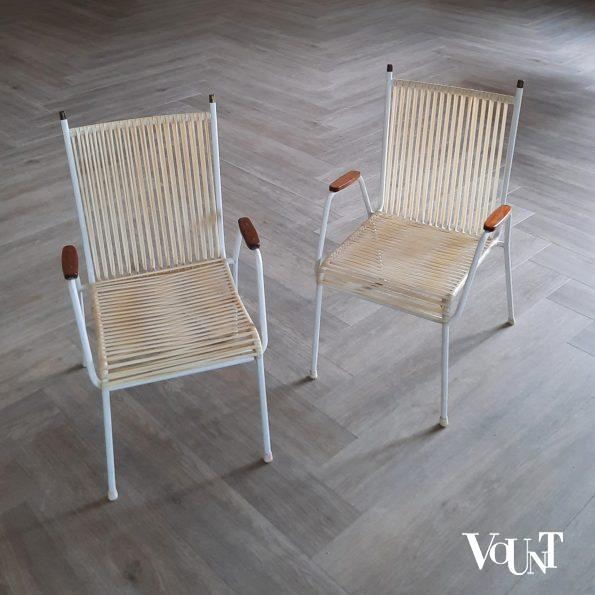 Set van 2 spaghetti stoelen, jaren '60