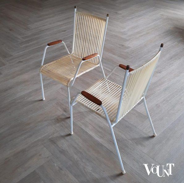 Set van 2 spaghetti stoelen, jaren '60