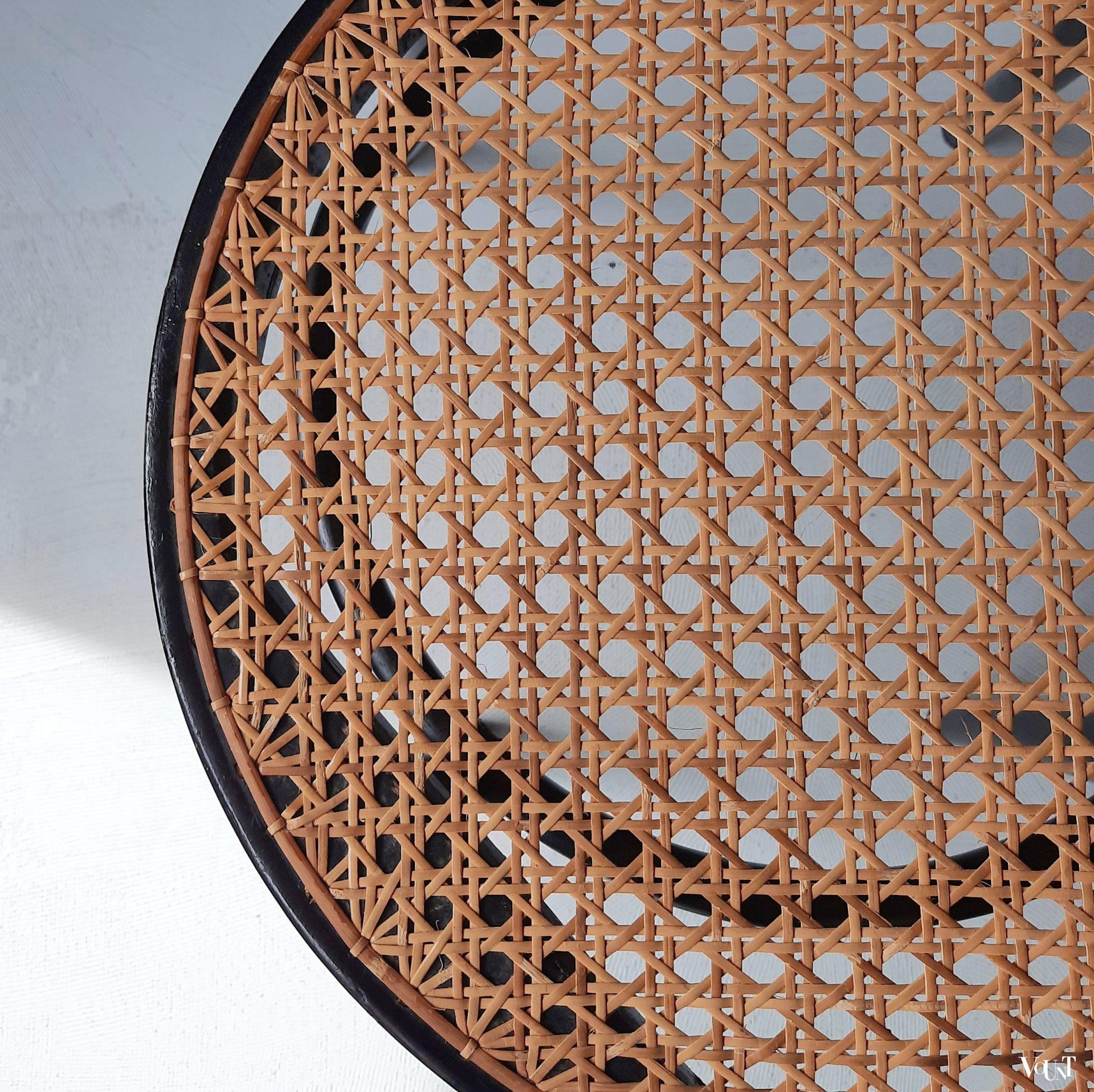 Zwarte bentwood stoel nr. 14, ZPM Radomsko, jaren '70