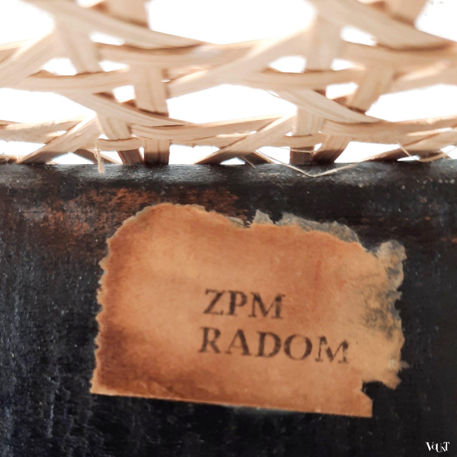 Zwarte bentwood stoel nr. 14, ZPM Radomsko, jaren '70