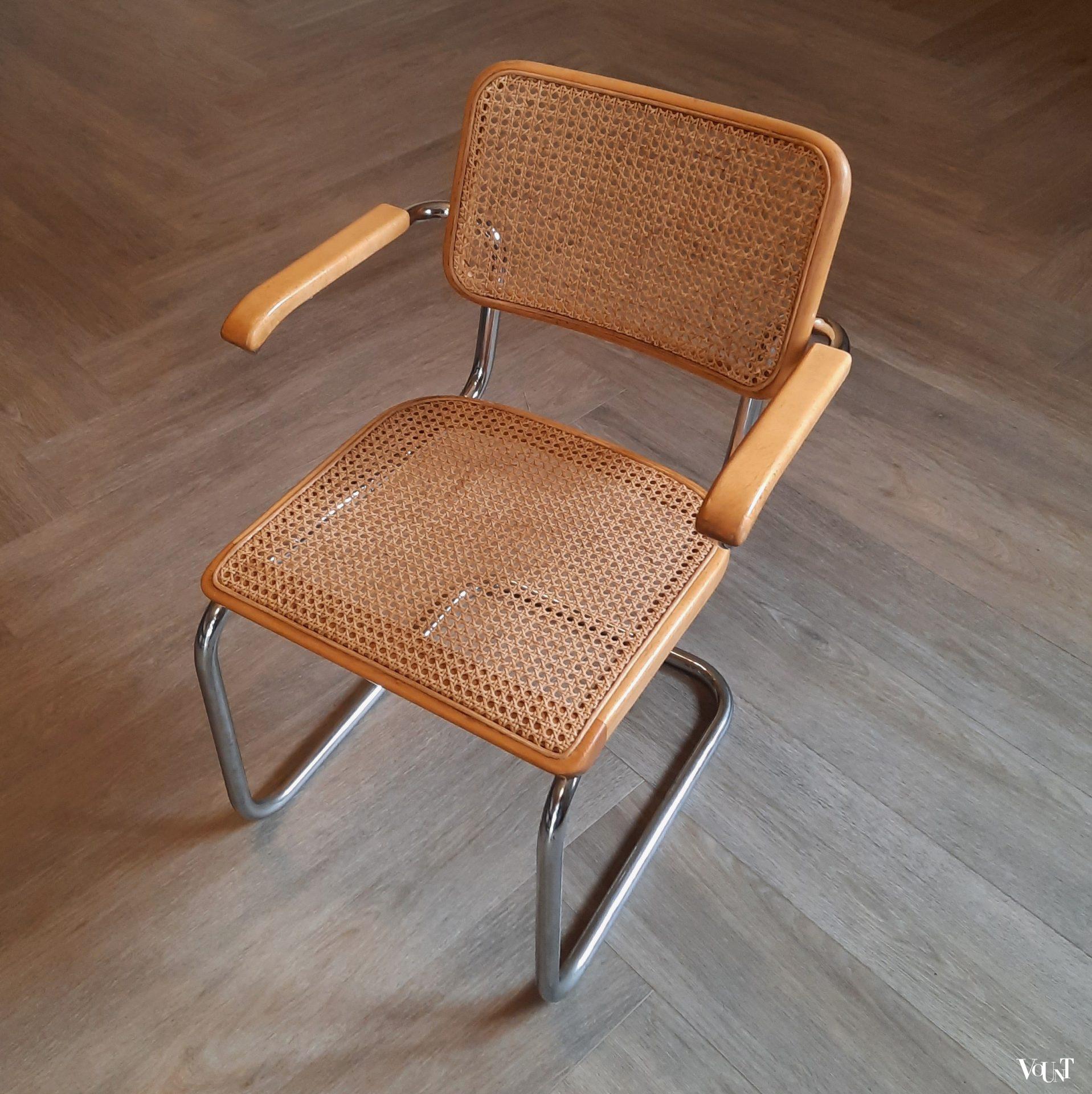 Set van 4 originele S64 stoelen, Marcel Breuer voor Thonet, jaren '60