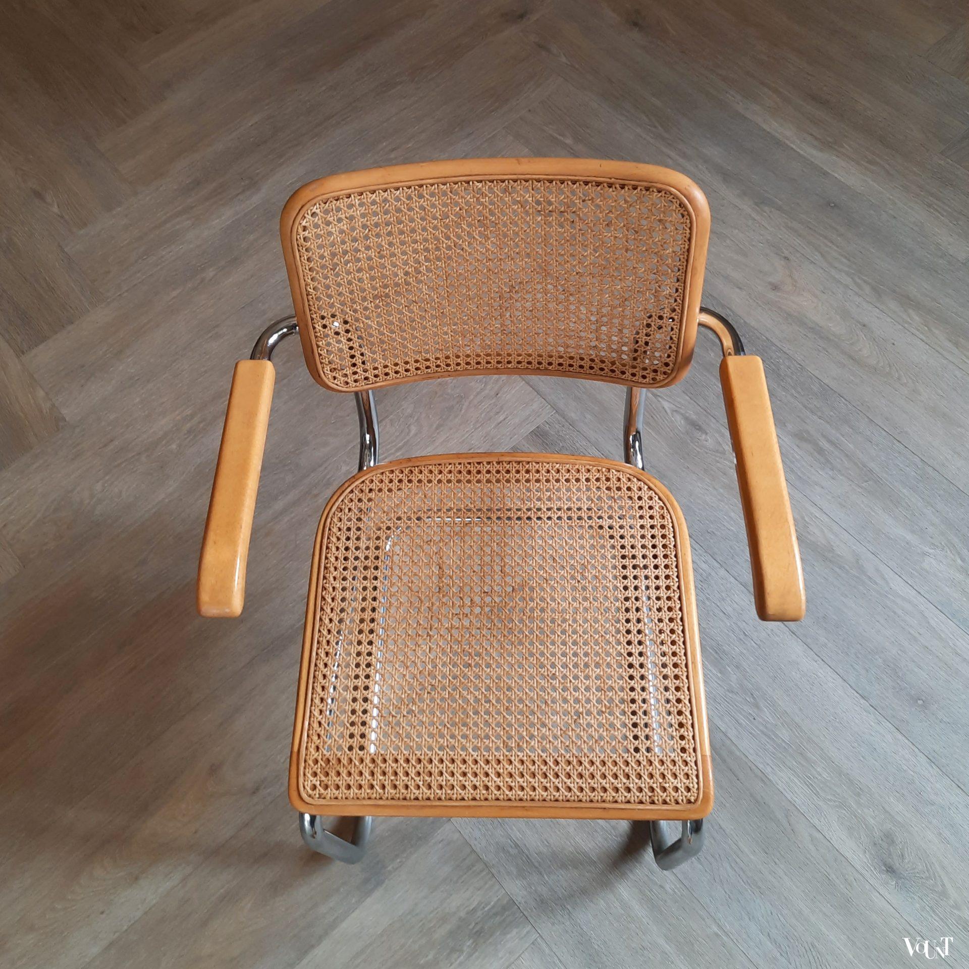 Set van 4 originele S64 stoelen, Marcel Breuer voor Thonet, jaren '60