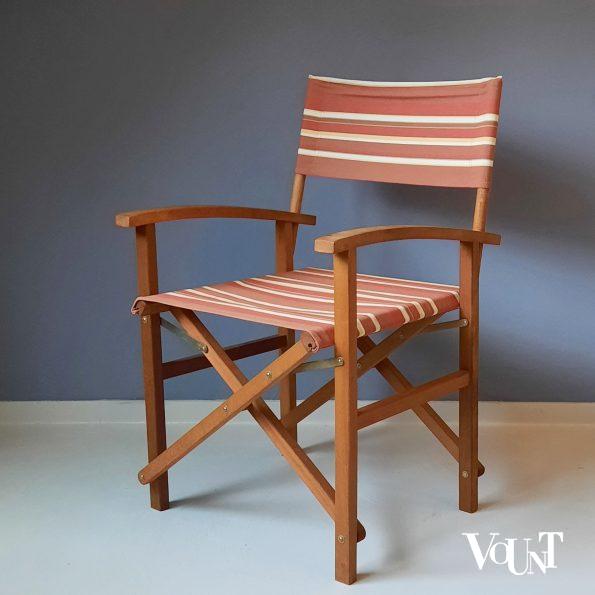 Set van 2 vintage regisseursstoelen