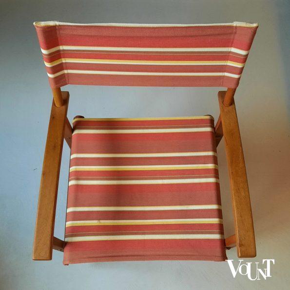 Set van 2 vintage regisseursstoelen