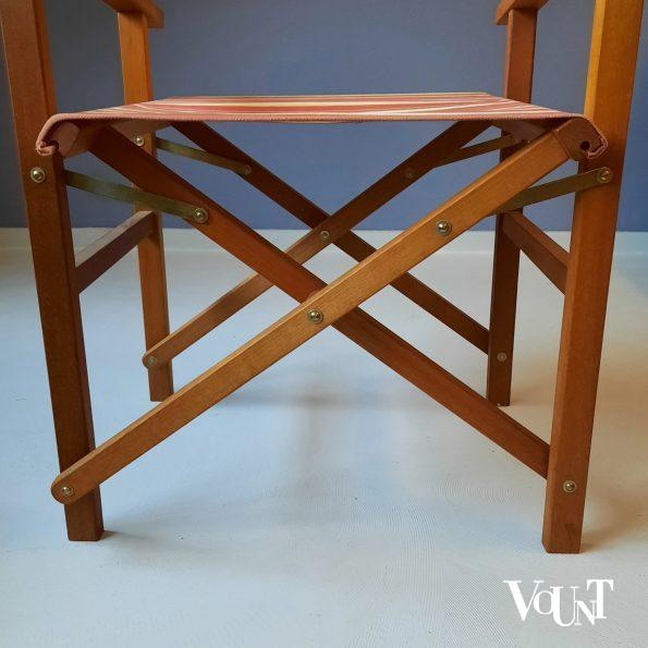 Set van 2 vintage regisseursstoelen