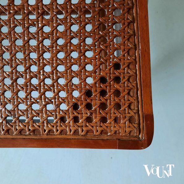 Vintage faux bamboo Chippendale stoel