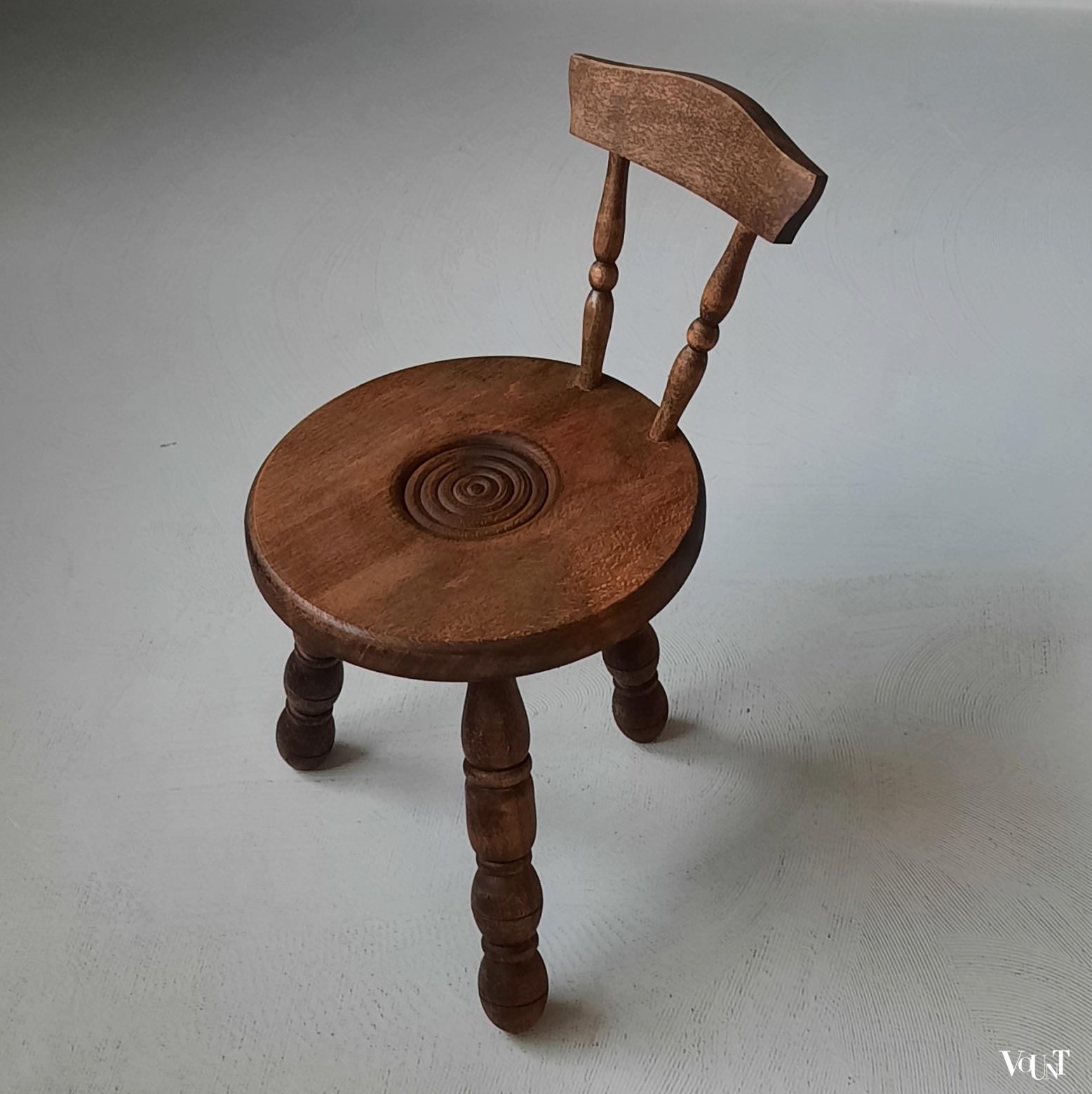 Vintage Frans "bulls eye" krukje