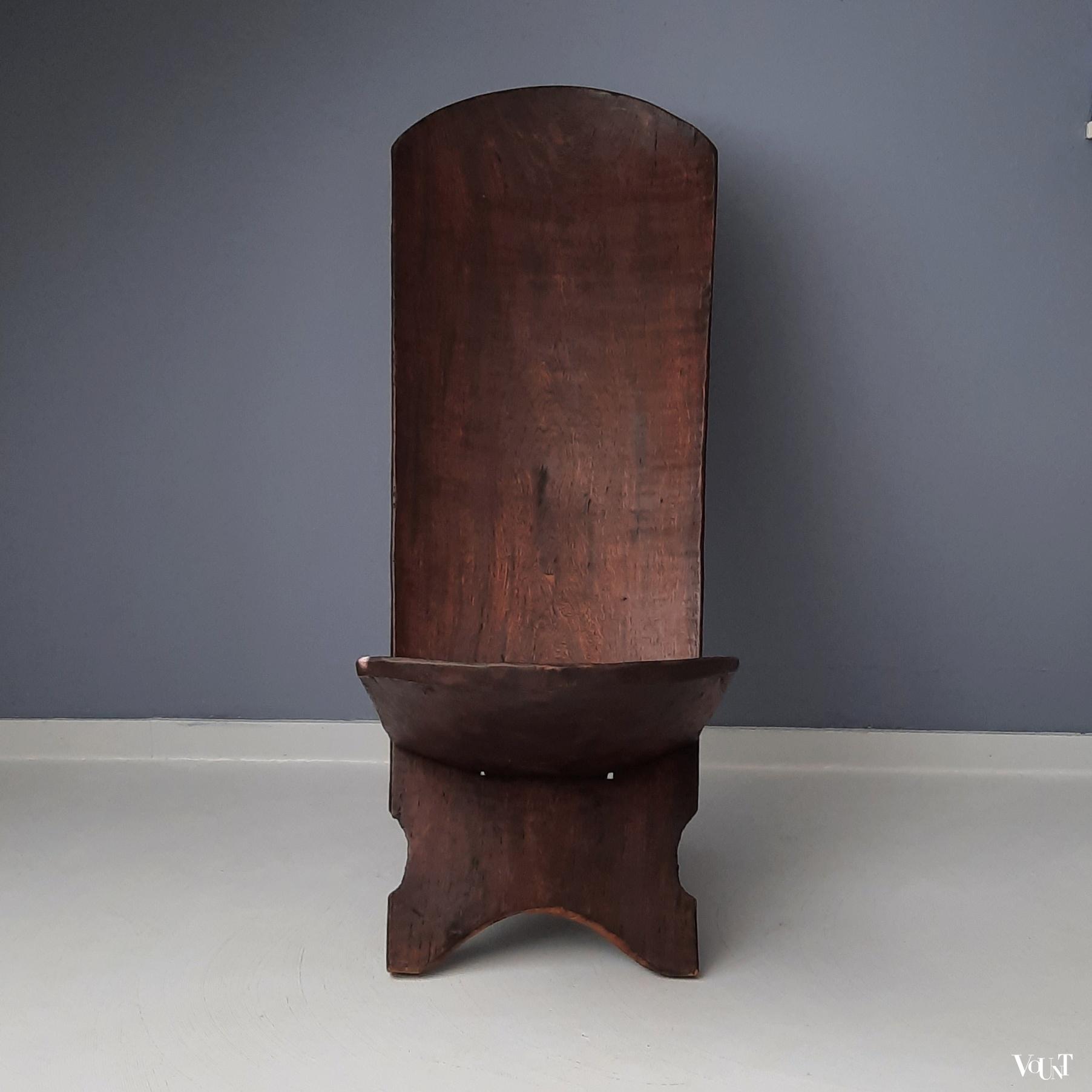 Vintage Afrikaanse palaver stoel