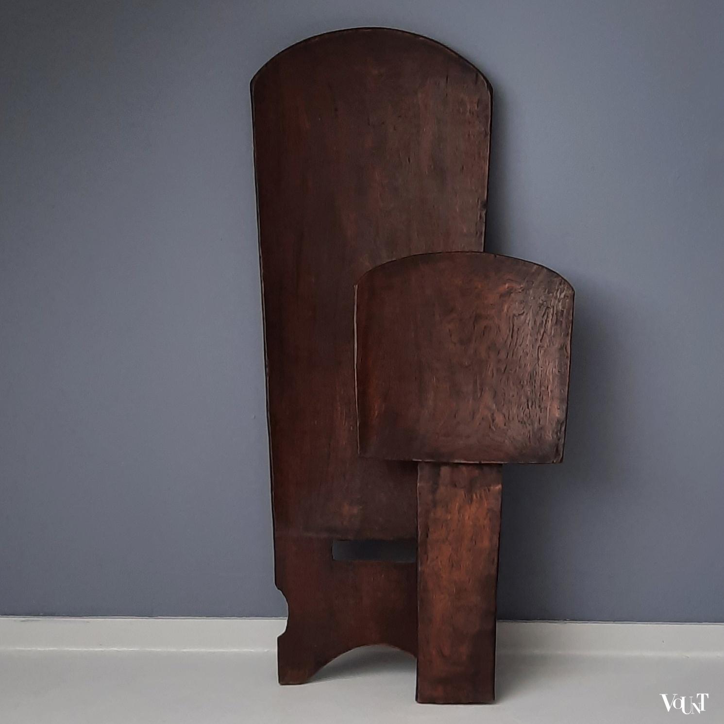 Vintage Afrikaanse palaver stoel