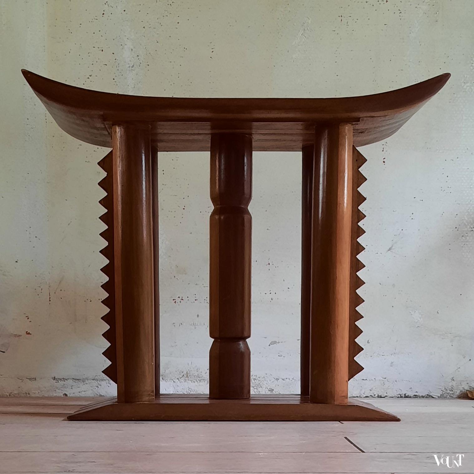 Ashanti-stijl kruk, ca. jaren '80