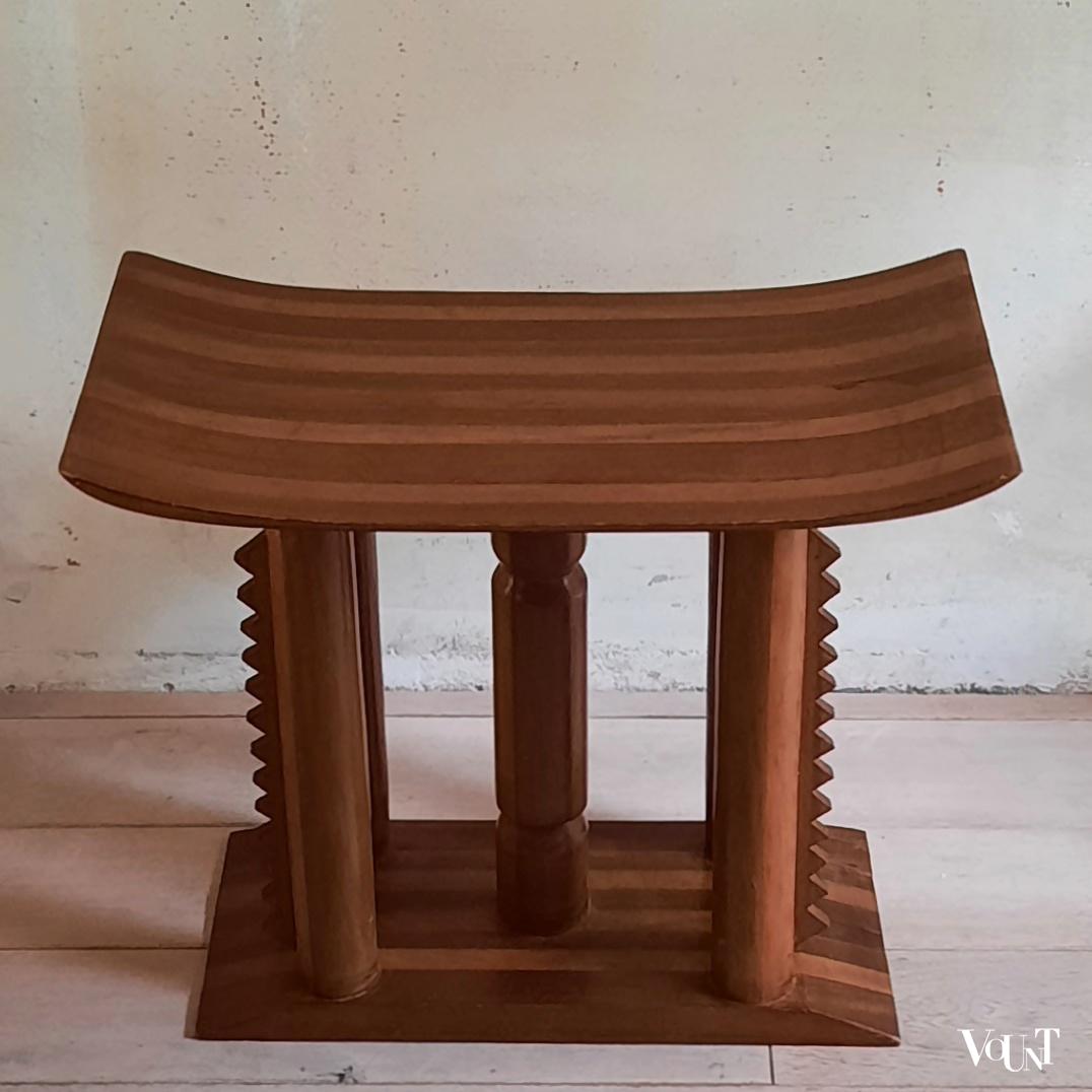 Ashanti-stijl kruk, ca. jaren '80