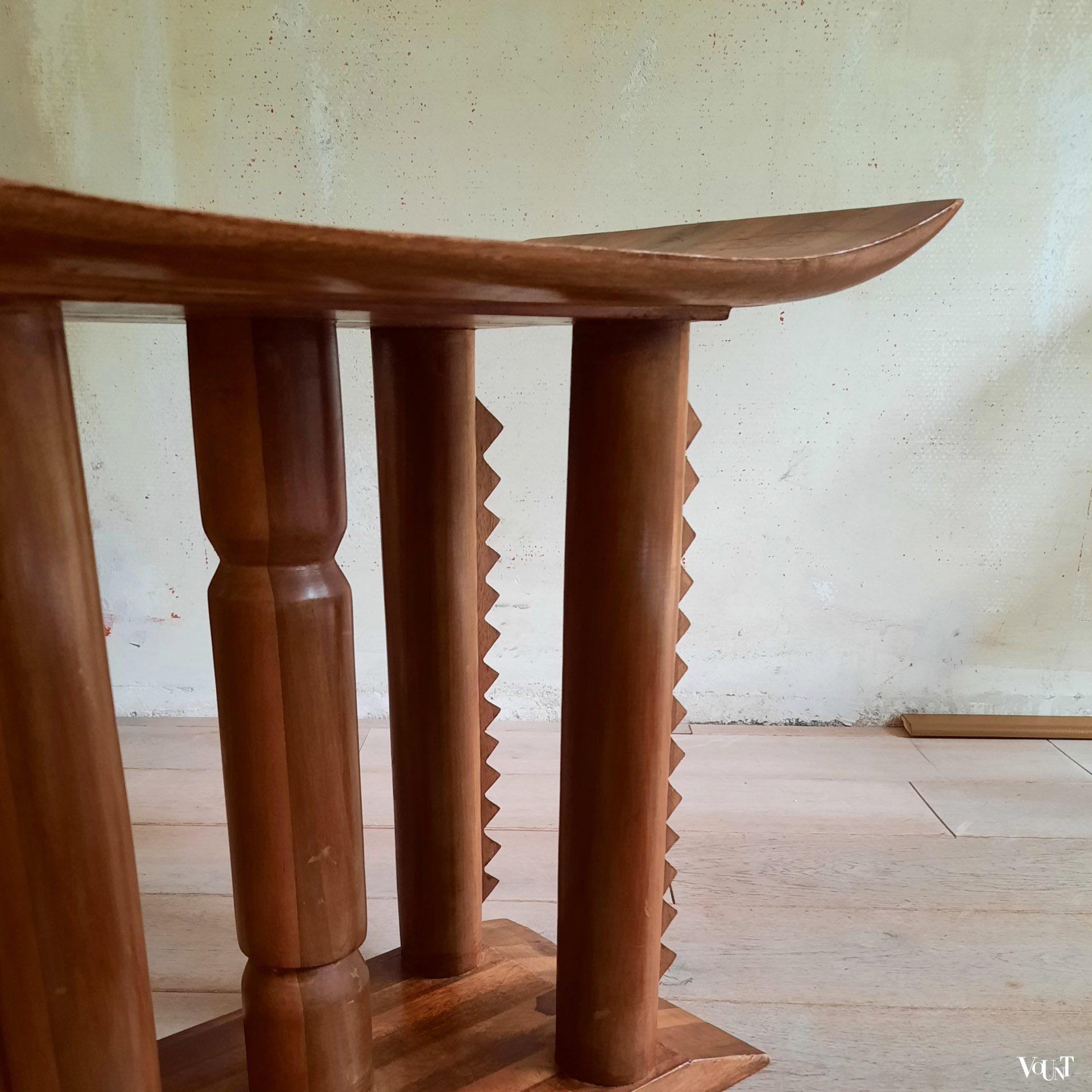 Ashanti-stijl kruk, ca. jaren '80