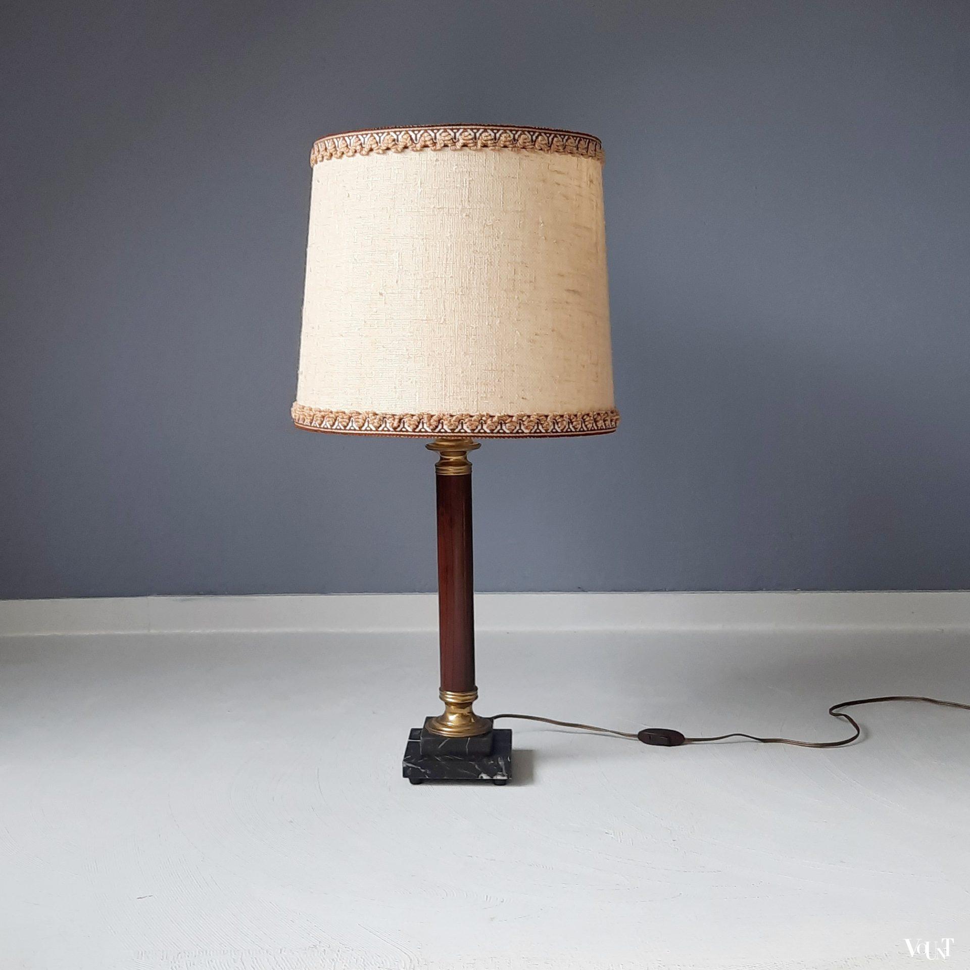 Franse empire-stijl tafellamp, jaren '60