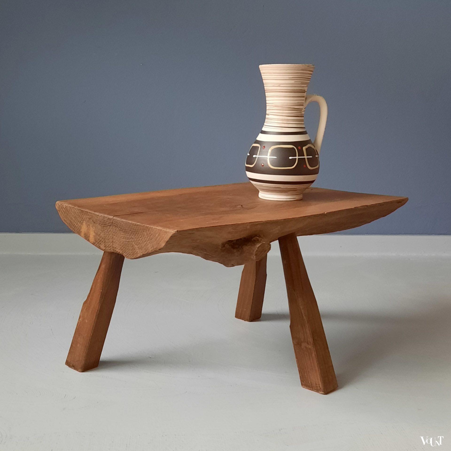 Boomstam bijzettafeltje, jaren '60
