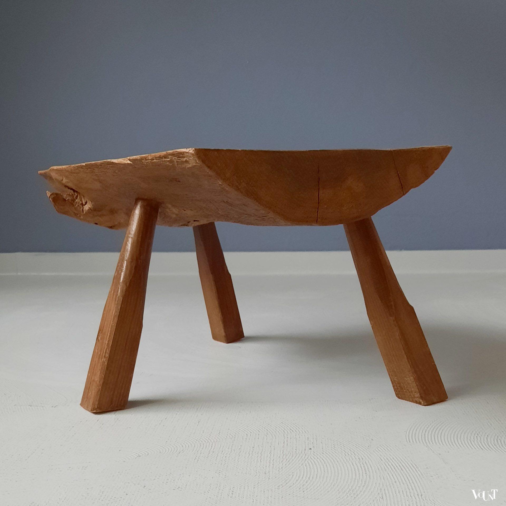 Boomstam bijzettafeltje, jaren '60