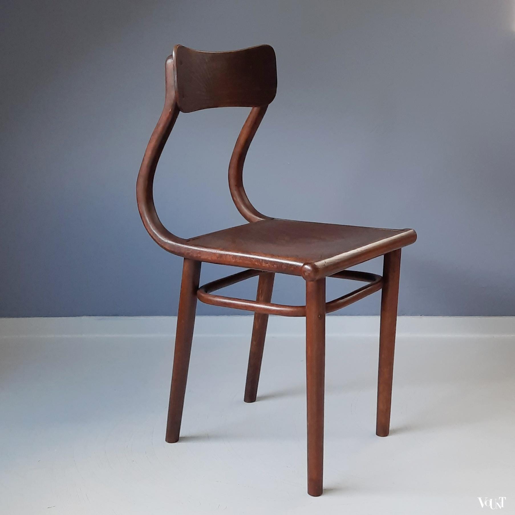 Thonet (bureau)stoel, rond 1900