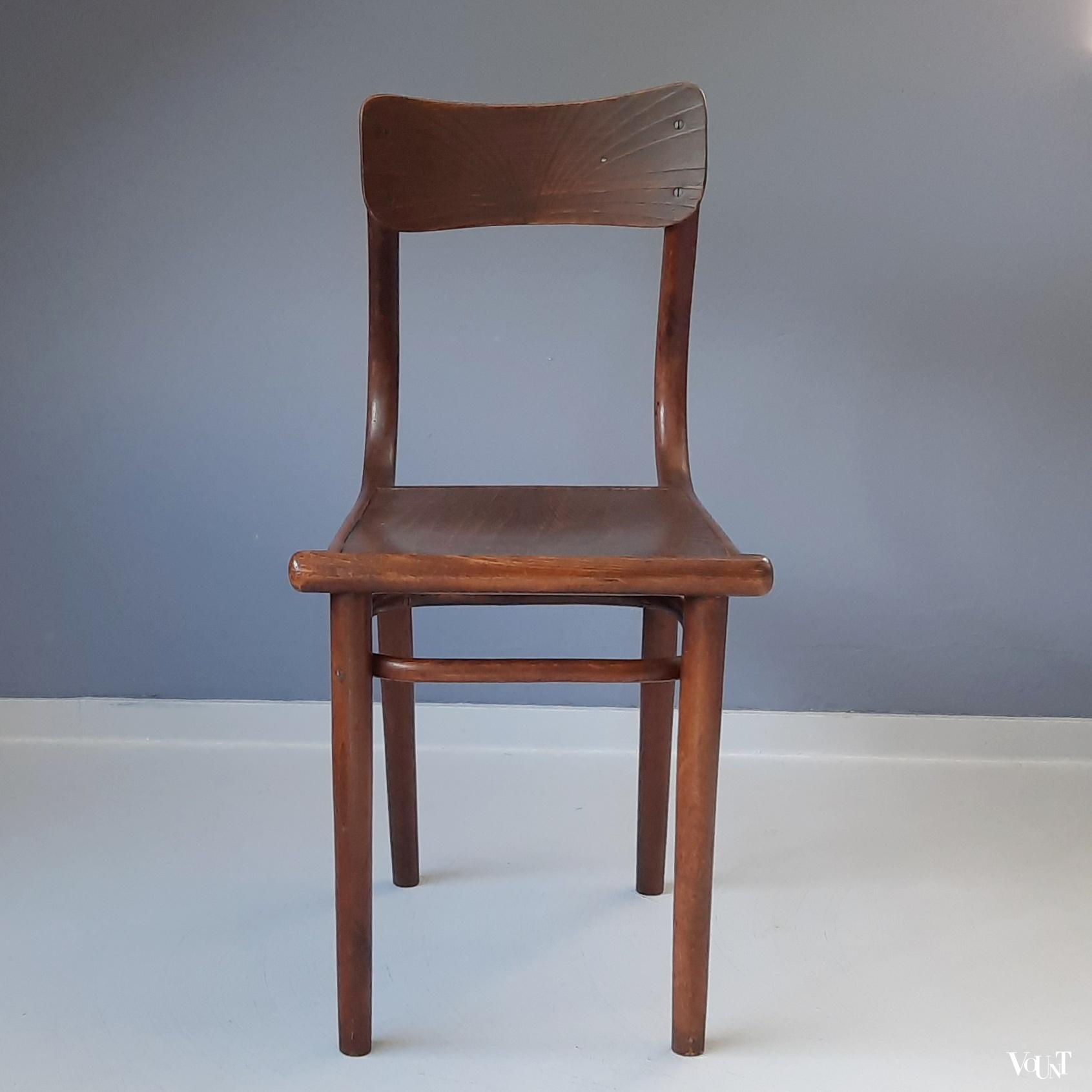 Thonet (bureau)stoel, rond 1900