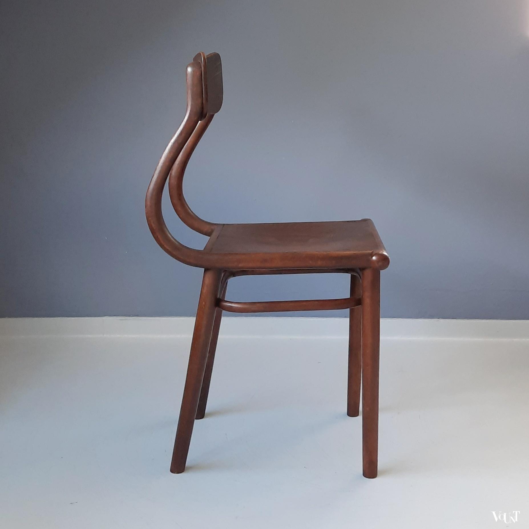 Thonet (bureau)stoel, rond 1900
