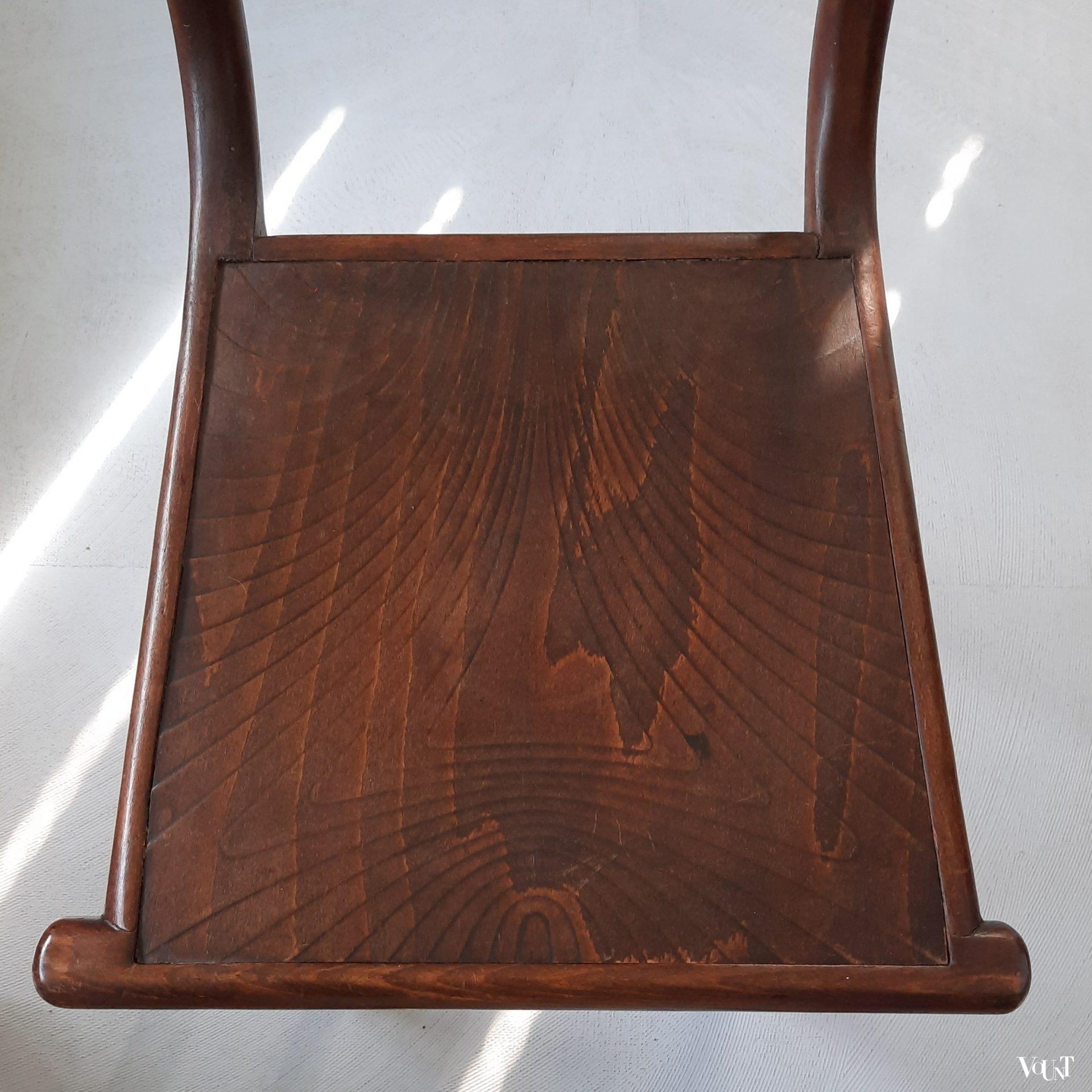 Thonet (bureau)stoel, rond 1900