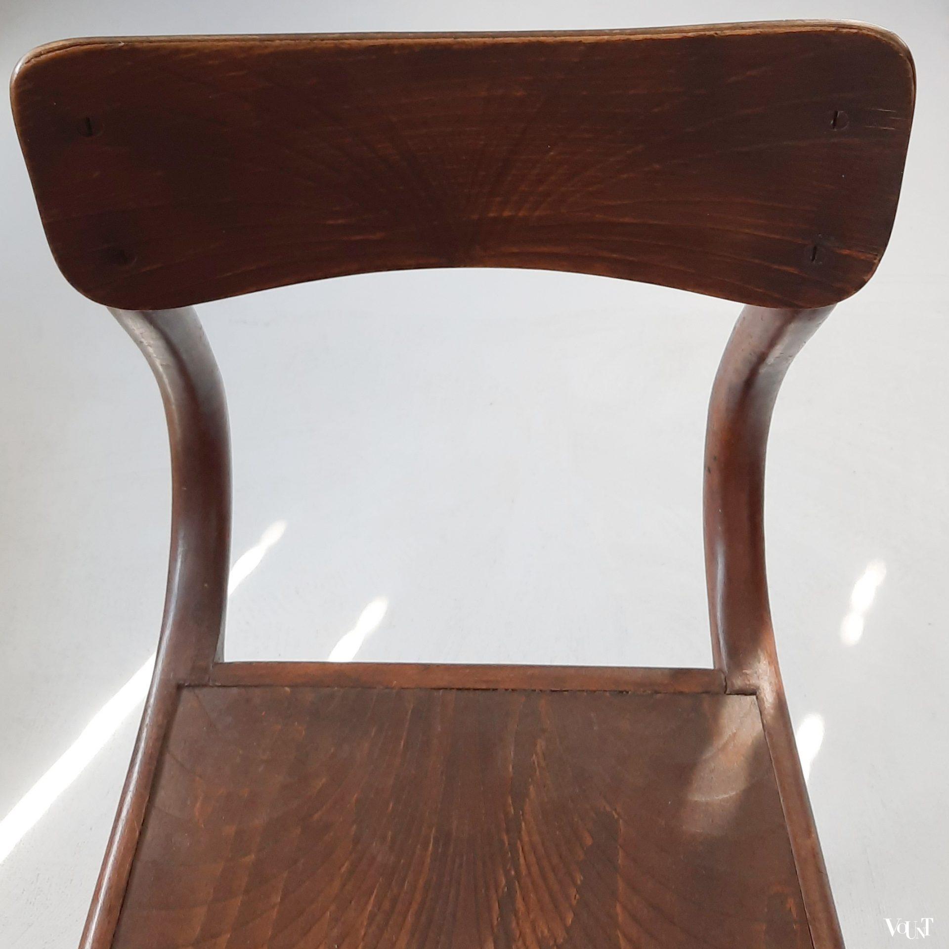 Thonet (bureau)stoel, rond 1900