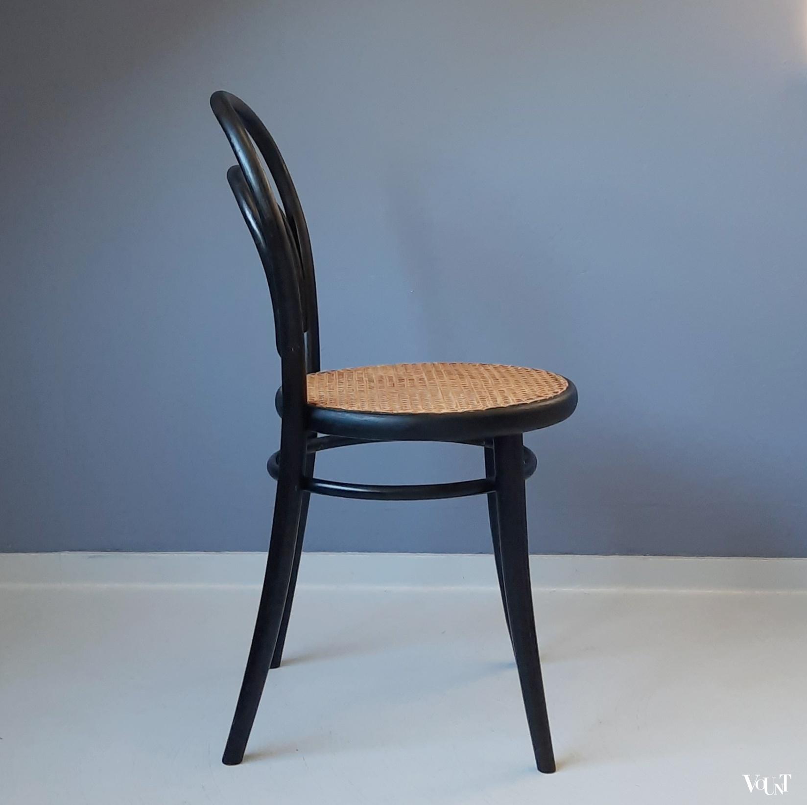 Zwarte nr. 14 stoel, Ligna, jaren '60