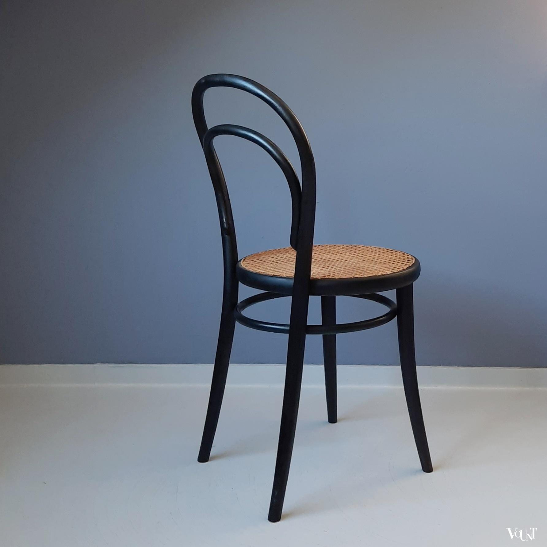 Zwarte nr. 14 stoel, Ligna, jaren '60