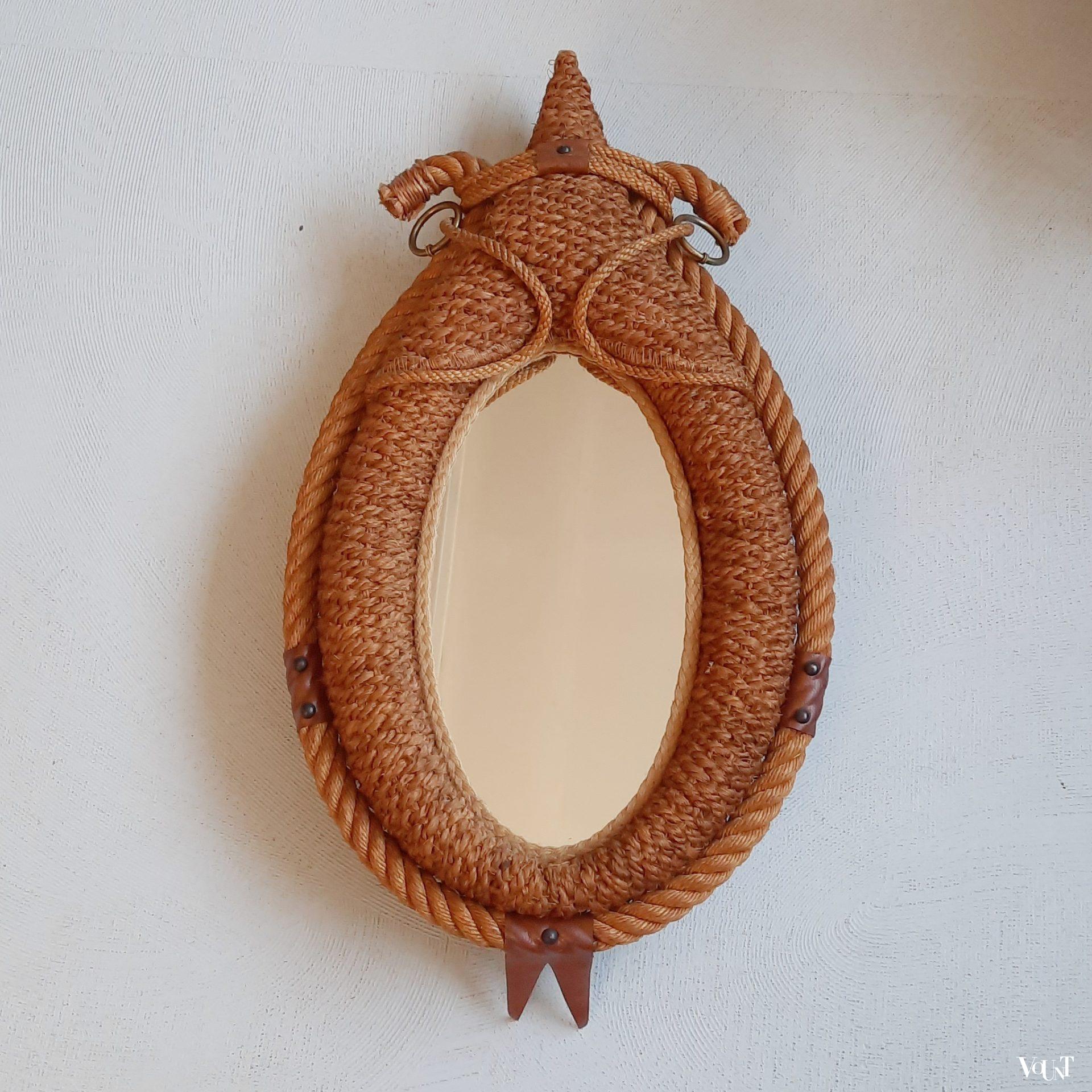 Gareel van touw met spiegel, Frankrijk, jaren '50/'60