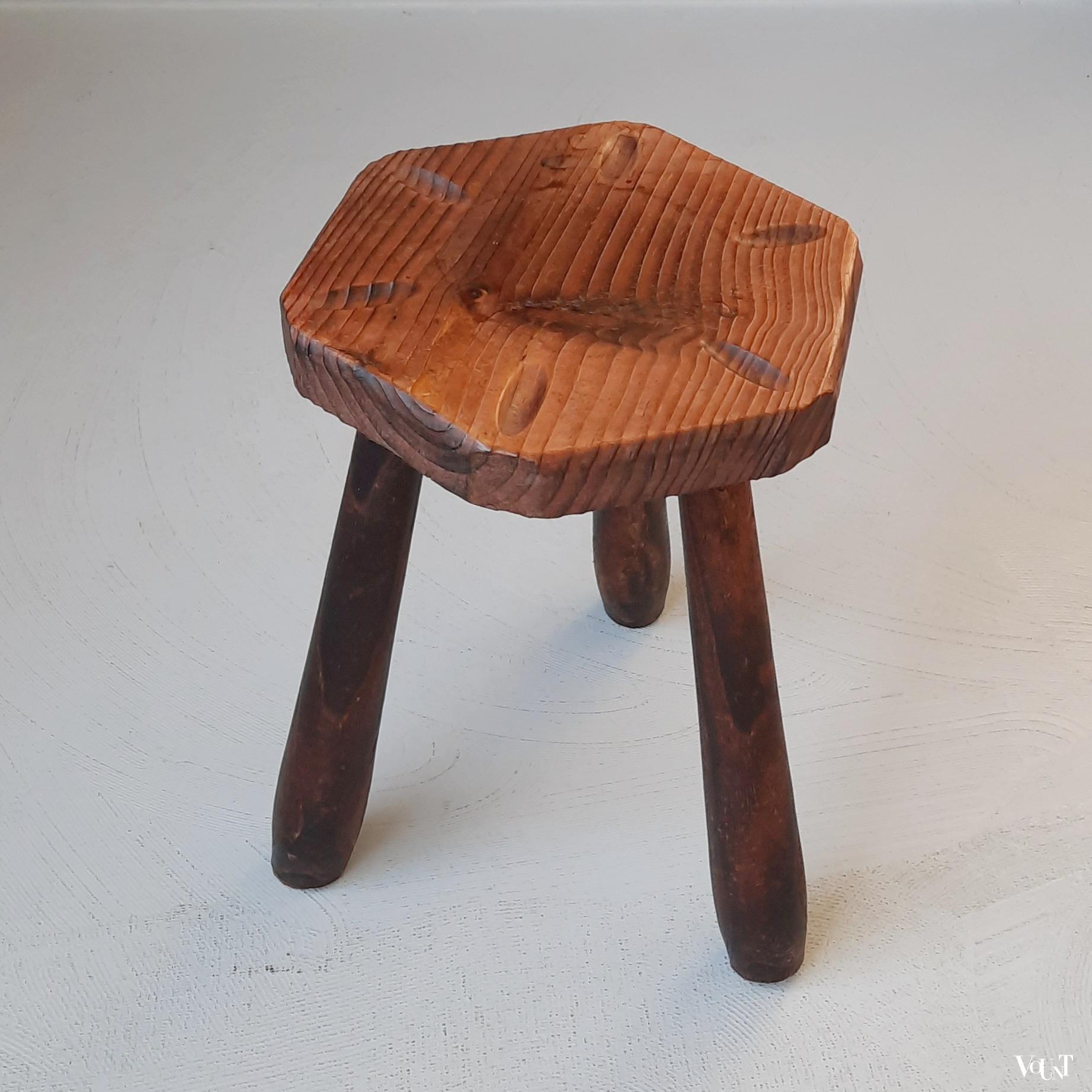 Spaanse brutalist kruk, jaren '60