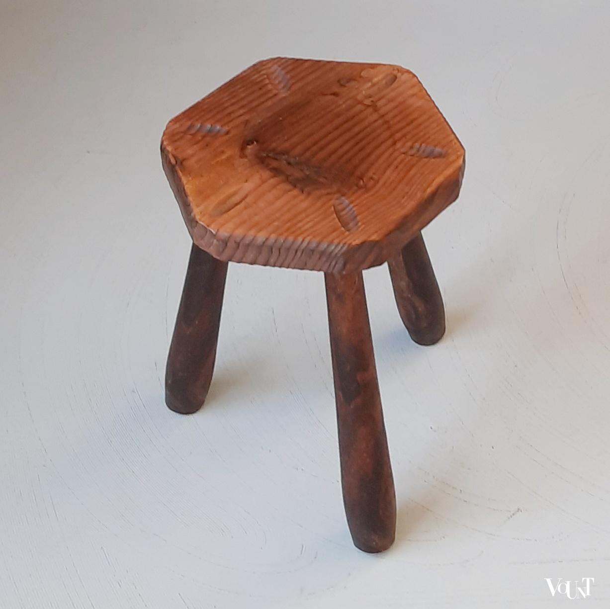 Spaanse brutalist kruk, jaren '60