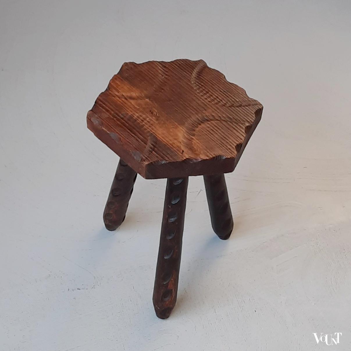 Spaanse brutalist kruk, jaren '60