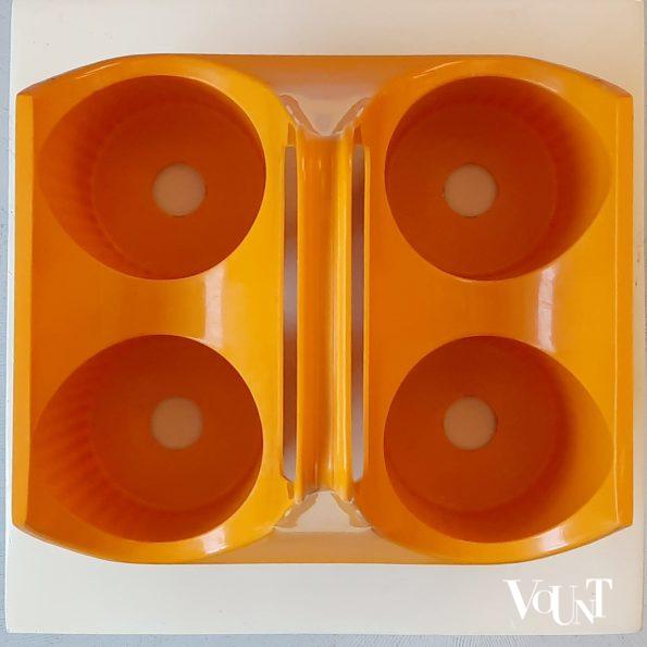 Space age flessenhouder, Curver, jaren '60/'70
