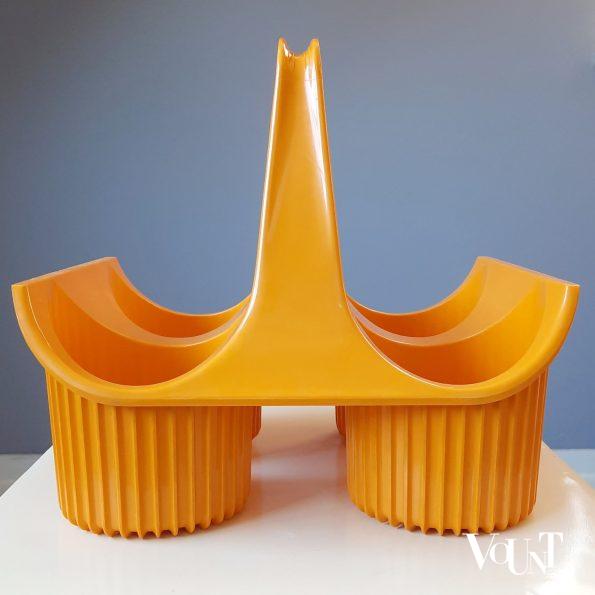 Space age flessenhouder, Curver, jaren '60/'70