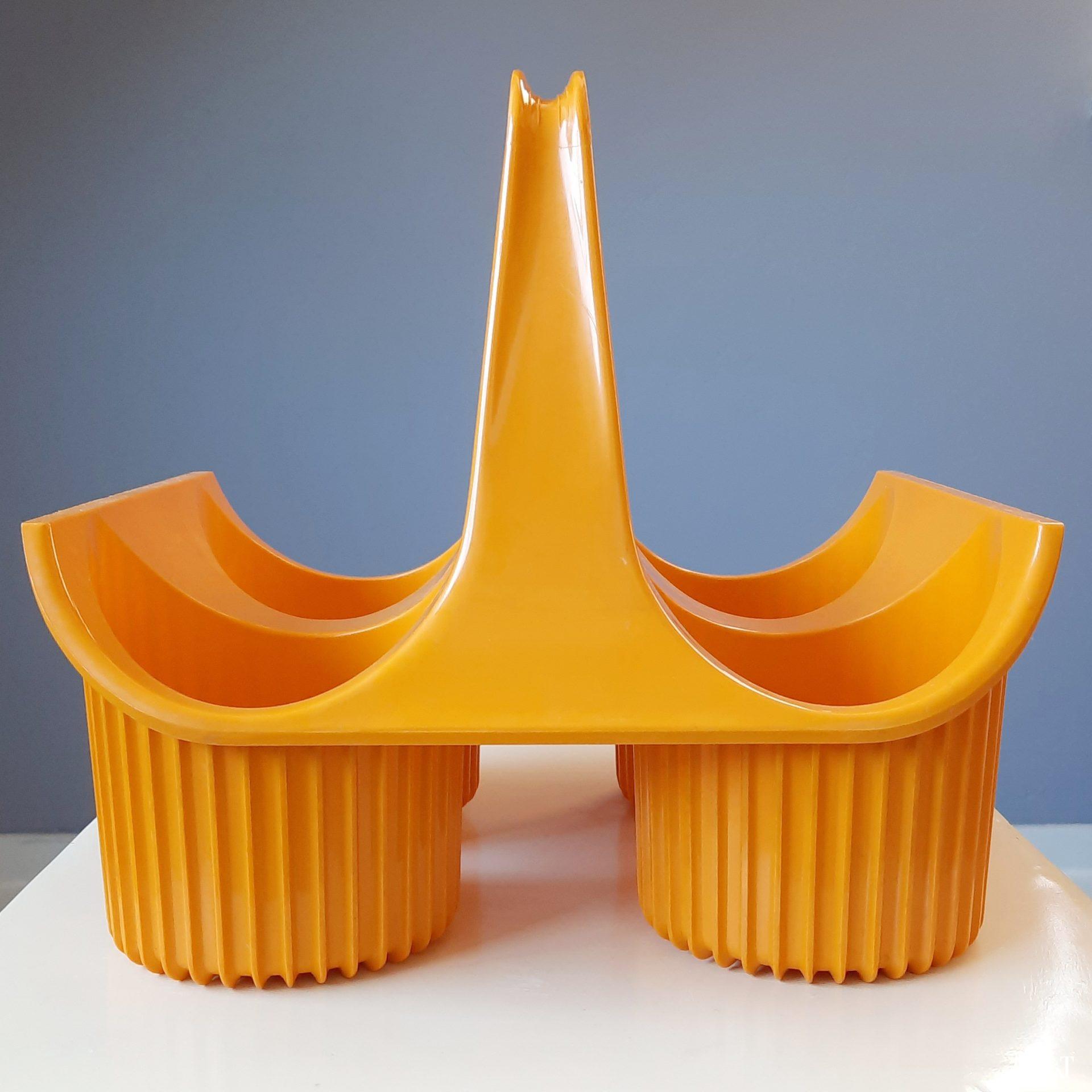 Space age flessenhouder, Curver, jaren '60/'70