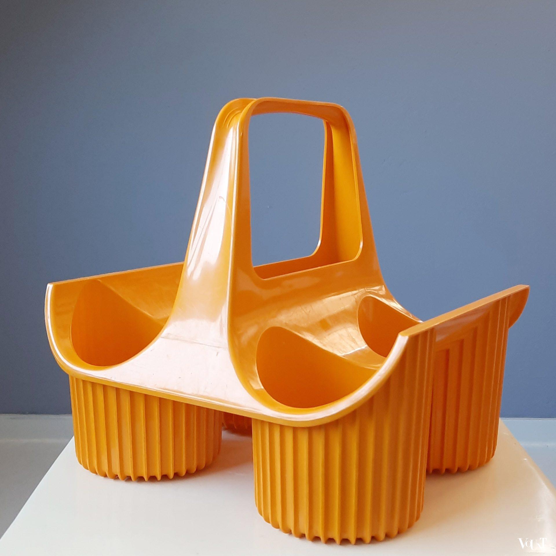 Space age flessenhouder, Curver, jaren '60/'70