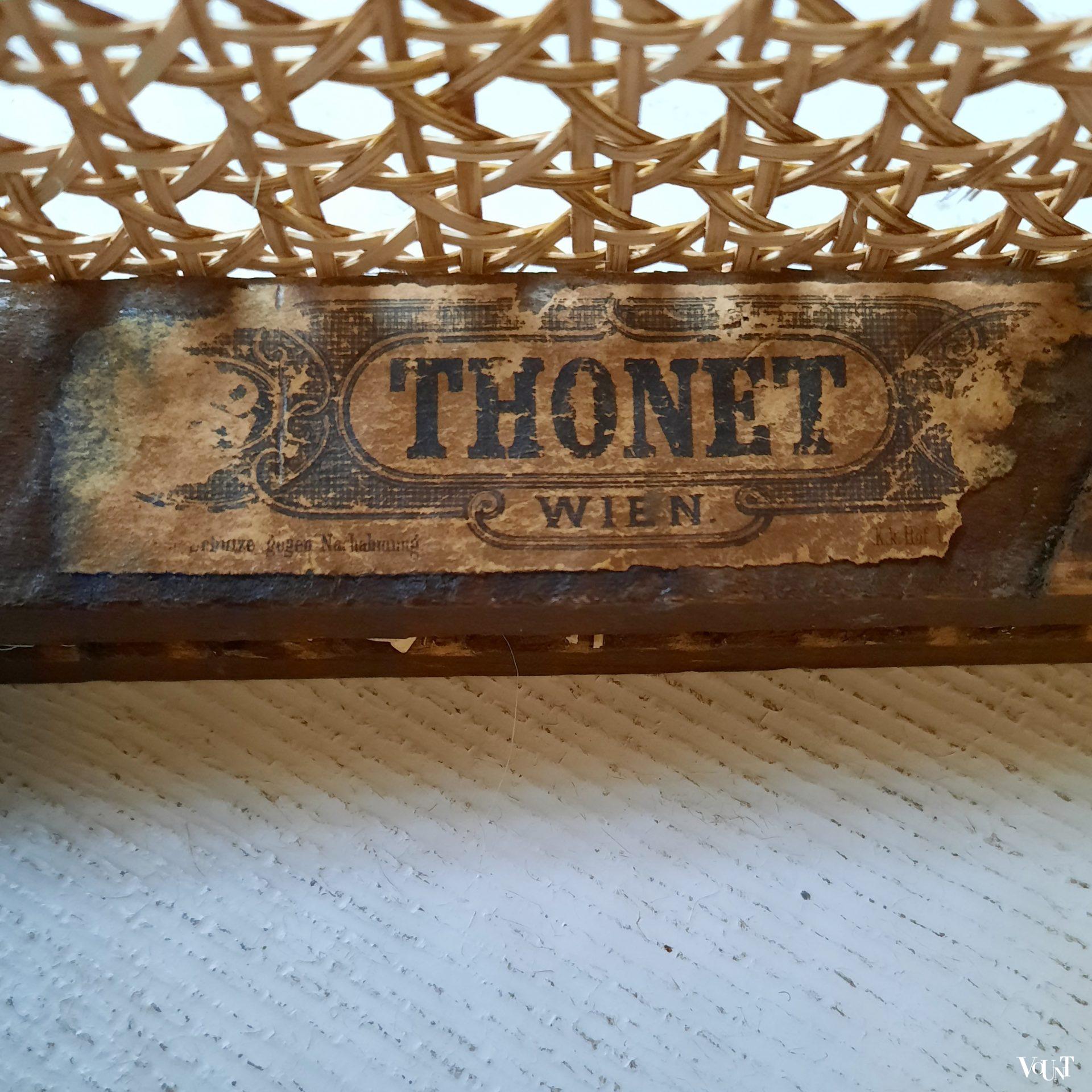 Voetenbankje nr. 4, Thonet, rond 1900