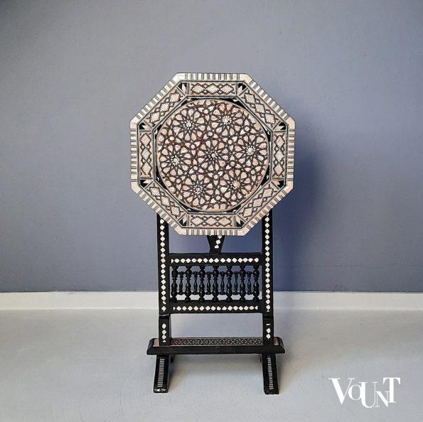 Egyptische klaptafel / bijzettafel met parelmoer