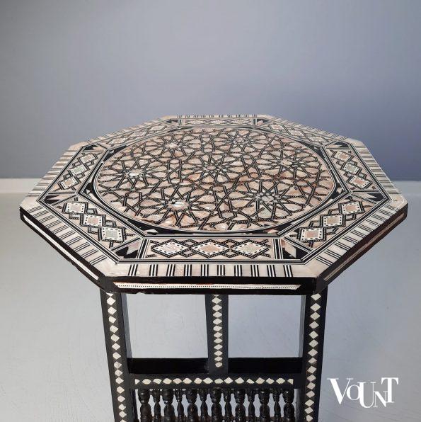 Egyptische klaptafel / bijzettafel met parelmoer