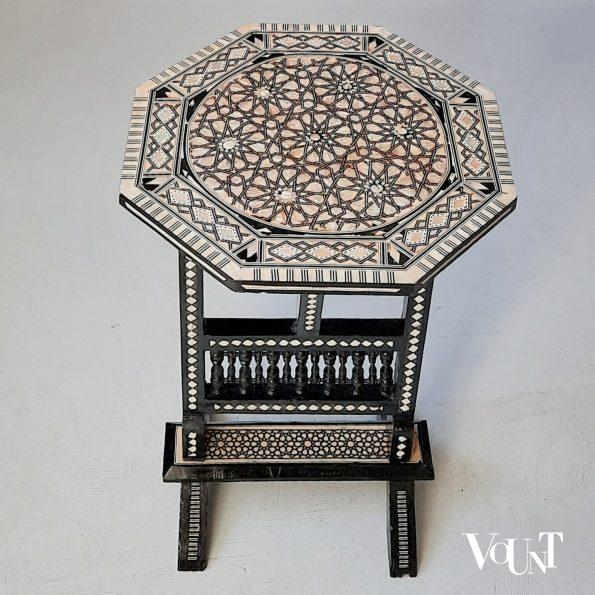 Egyptische klaptafel / bijzettafel met parelmoer